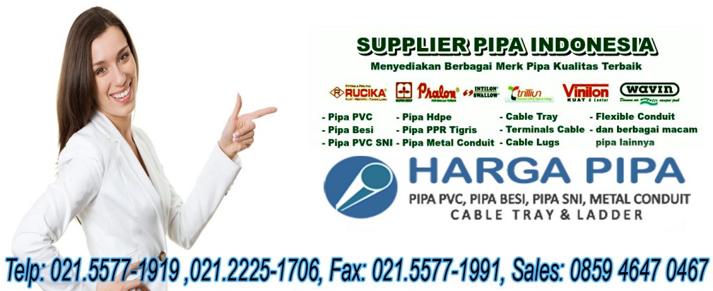 Harga Pipa PVC SNI, Hdpe, Ppr Tigris, Metal Conduit Murah Berkualitas